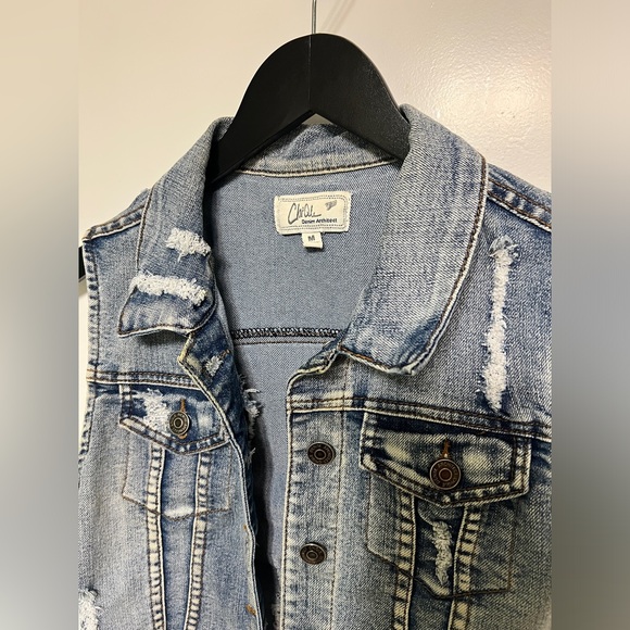 Mini jean vest size M (juniors) - Picture 2 of 8